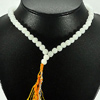 Unheated 363.08 Ct. Natural White Quartz  Beads Necklace