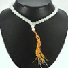 379.68 Ct. Length 16.5 Inch. Natural White Quartz  Beads Necklace