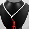 Unheated 373.51 Ct. Natural White Quartz  Beads Necklace Thailand