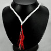 362.92 Ct. Captivating Natural White Quartz  Beads Necklace Length 16.5 Inch.