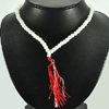 371.60 Ct. Length 16 Inch. Beauty Natural White Quartz  Beads Necklace