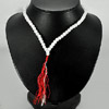 364.68 Ct. Lively Natural White Quartz  Beads Necklace Thailand