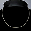 Necklace Fine Jewelry 952 Sterling Silver Yellow Gold Plated Length 15 Inch.