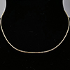Necklace Fine Jewelry 952 Sterling Silver Yellow Gold Plated Length 15 Inch.