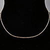 Necklace Fine Jewelry 952 Sterling Silver Yellow Gold Plated Length 15 Inch.