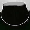 Necklace Fine Jewelry 952 Sterling Silver Plated Length 15 Inch.
