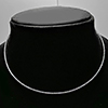 Necklace Fine Jewelry 952 Sterling Silver Plated Length 15 Inch.