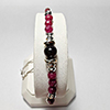 Bracelet Jewelry Ruby Stone 952 Sterling Silver Max Length 6 Inch. Bracelet Jewelry Ruby Stone 952 Sterling Silver Max Length 6 Inch.
