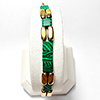 Natural Malachite 925 Silve Bracelet Jewelry Max Length 6 Inch. Natural Malachite 925 Silve Bracelet Jewelry Max Length 6 Inch.