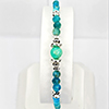 Bracelet Jewelry Apatite Stone 952 Sterling Silver Max Length 6 Inch.