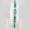 Bracelet Jewelry Apatite Stone 952 Sterling Silver Max Length 6 Inch.