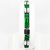 952 Sterling Silver Bracelet Jewelry Malachite Stone Max Length 8  Inch.