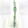 Bracelet Jewelry Prehnite Stone 952 Sterling Silver Max Length 6 Inch.