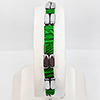 952 Sterling Silver Bracelet Jewelry Malachite Stone Max Length 6 Inch. 952 Sterling Silver Bracelet Jewelry Malachite Stone Max Length 6 Inch.