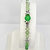 Bracelet Jewelry Prehnite Stone 952 Sterling Silver Max Length 6 Inch.