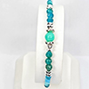 Bracelet Jewelry Apatite Stone 952 Sterling Silver Max Length 8 Inch. Bracelet Jewelry Apatite Stone 952 Sterling Silver Max Length 8 Inch.
