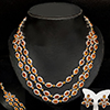 Natural Yellow Citrine 925 Sterling Silver Jewelry 73.60 Grams Sets Necklace And Earrings Natural Yellow Citrine 925 Sterling Silver Jewelry 73.60 Grams Sets Necklace And Earrings