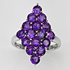 Natural Purple Amethyst Real 925 Sterling Silver Jewelry 4.75 Grams Ring Size 8 Natural Purple Amethyst Real 925 Sterling Silver Jewelry 4.75 Grams Ring Size 8