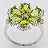 Natural Green Peridot Real 925 Sterling Silver Jewelry 4.92 Grams Ring Size 9 Natural Green Peridot Real 925 Sterling Silver Jewelry 4.92 Grams Ring Size 9
