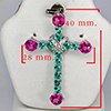 Natural Pink and ParaibaTopaz Real 925 Sterling Silver 3.10 Grams Pendant