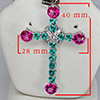 Natural Pink and ParaibaTopaz Real 925 Sterling Silver 3.10 Grams Pendant