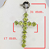 Natural Green Peridot Real 925 Sterling Silver Jewelry 1.60 Grams Pendant Natural Green Peridot Real 925 Sterling Silver Jewelry 1.60 Grams Pendant