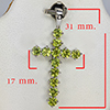 Natural Green Peridot Real 925 Sterling Silver Jewelry 1.60 Grams Pendant Natural Green Peridot Real 925 Sterling Silver Jewelry 1.60 Grams Pendant