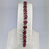 Natural Red Ruby 952 Sterling Silver Jewelry 7.53 Grams Bracelet Length 10 Inch. Natural Red Ruby 952 Sterling Silver Jewelry 7.53 Grams Bracelet Length 10 Inch.