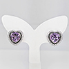 Natural Purple Pink Amethyst 925 Sterling Silver Jewelry 8.78 Grams Sets Ring Size 9.5 And Earrings Natural Purple Pink Amethyst 925 Sterling Silver Jewelry 8.78 Grams Sets Ring Size 9.5 And Earrings