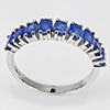 Natural Blue Sapphire Real 925 Sterling Silver Jewelry 2.92 Grams Ring Size 8 Natural Blue Sapphire Real 925 Sterling Silver Jewelry 2.92 Grams Ring Size 8