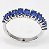 Natural Blue Sapphire Real 925 Sterling Silver Jewelry 2.54 Grams Ring Size 9 Natural Blue Sapphire Real 925 Sterling Silver Jewelry 2.54 Grams Ring Size 9