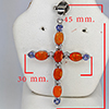 Natural Multi Color Fire Opal Real 925 Sterling Silver Jewelry 3.08 Grams Pendant