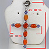 Natural Multi Color Fire Opal Real 925 Sterling Silver Jewelry 3.10 Grams Pendant