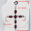 Natural Red Ruby Real 925 Sterling Silver Jewelry 3.95 Grams Pendant Natural Red Ruby Real 925 Sterling Silver Jewelry 3.95 Grams Pendant