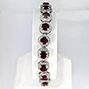 Natural Red Ruby 952 Sterling Silver Jewelry 11.12 Grams Bracelet Length 8 Inch. Natural Red Ruby 952 Sterling Silver Jewelry 11.12 Grams Bracelet Length 8 Inch.