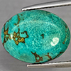 Natural Multi Color Green Turquoise 7.05 Ct. Oval Shape Cabochon 16.5 x 12.6 Mm Gemstone from india