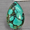 Natural Multi Color Green Turquoise 2.97 Ct. Pear Shape Cabochon 12.2 x 8.4 Mm Gemstone from india