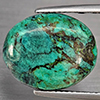 Natural Multi Color Green Turquoise 4.65 Ct. Oval Shape Cabochon 15.2 x 12.3 Mm Gemstone from india
