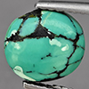 Natural Multi Color Green Turquoise 1.59 Ct. Round Shape Cabochon 8.8 Mm Gemstone from india