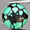 Natural Multi Color Green Turquoise 2.27 Ct. Round Shape Cabochon 9 Mm Gemstone from india