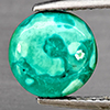 Natural Multi Color Green Turquoise 1.71 Ct. Round Shape Cabochon 9.5 Mm Gemstone from india