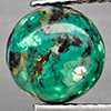 Natural Multi Color Green Turquoise 1.76 Ct. Round Shape Cabochon 8.2 Mm Gemstone from india
