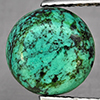 Natural Multi Color Green Turquoise 3.59 Ct. Round Shape Cabochon 9.2 Mm Gemstone from india
