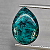 Natural Multi Color Green Turquoise 4.75 Ct. Pear Shape Cabochon 14.4 x 10.3 Mm Gemstone from india