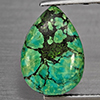 Natural Multi Color Green Turquoise 3.90 Ct. Pear Shape Cabochon 14.4 x 10.2 Mm Gemstone from india