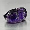 12.04 Ct. Natural Violet Carving Fish Amethyst Gemstone Unheated 12.04 Ct. Natural Violet Carving Fish Amethyst Gemstone Unheated