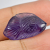 Purple Amethyst 13.82 Ct. Fish Carving 25 x 13.1 Mm. Natural Gem From Brazil Purple Amethyst 13.82 Ct. Fish Carving 25 x 13.1 Mm. Natural Gem From Brazil