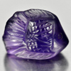 Purple Amethyst 8.46 Ct. Fish Carving 15.3 x 12.7 Mm. Natural Gemstone Unheated Purple Amethyst 8.46 Ct. Fish Carving 15.3 x 12.7 Mm. Natural Gemstone Unheated