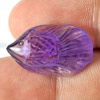 Violet Amethyst 8.21 Ct. Fish Carving 22 x 13 Mm. Natural Gem Unheated Brazil Violet Amethyst 8.21 Ct. Fish Carving 22 x 13 Mm. Natural Gem Unheated Brazil