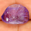 4.66 Ct. Fish Carving Natural Gem Violet Amethyst From Brazil